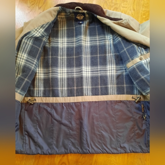Dockers Men's Tan Barn Coat 100% Cotton Shell Size Large - Picture 5 of 10